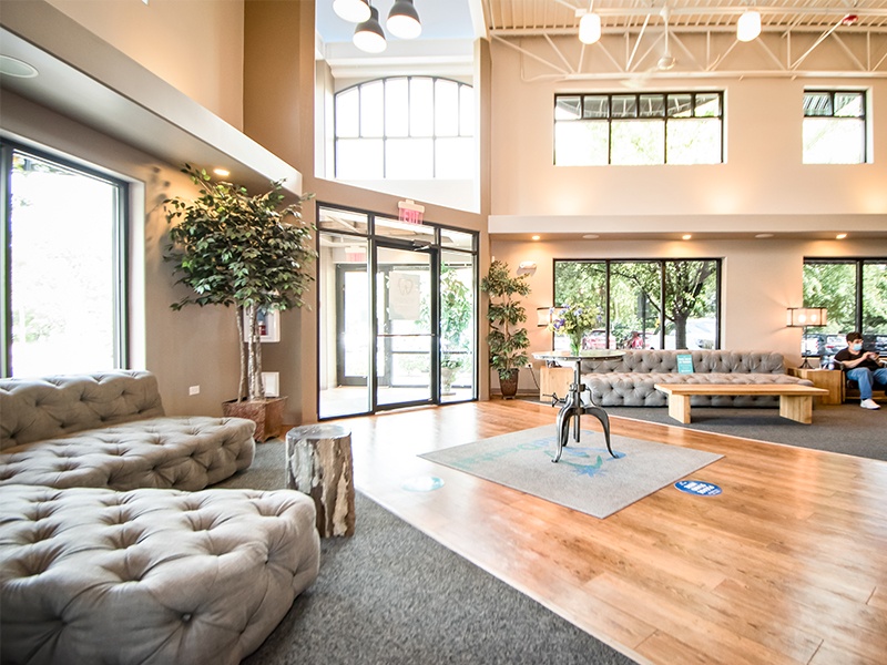 Dental office waiting room